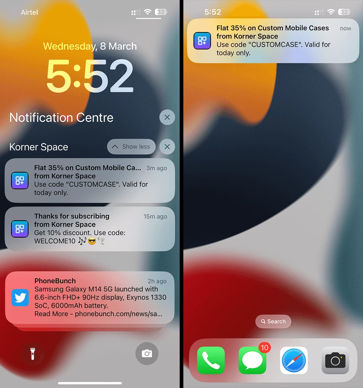 enable safari push notifications ios